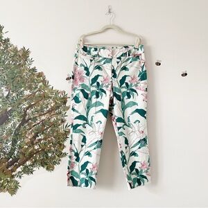 Ann Taylor size 14 curvy floral pants